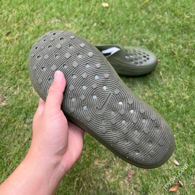 LW Pure Original Nike ReactX Rejuven8 Olive Green Clogs HV5060-201