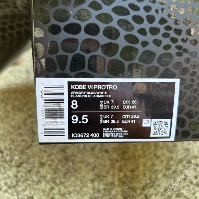Pure Original Kobe 6 Caitlin Clark UNC Blue Collaboration IO3672-400
