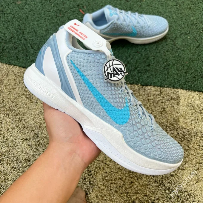 Pure Original Kobe 6 Caitlin Clark UNC Blue Collaboration IO3672-400