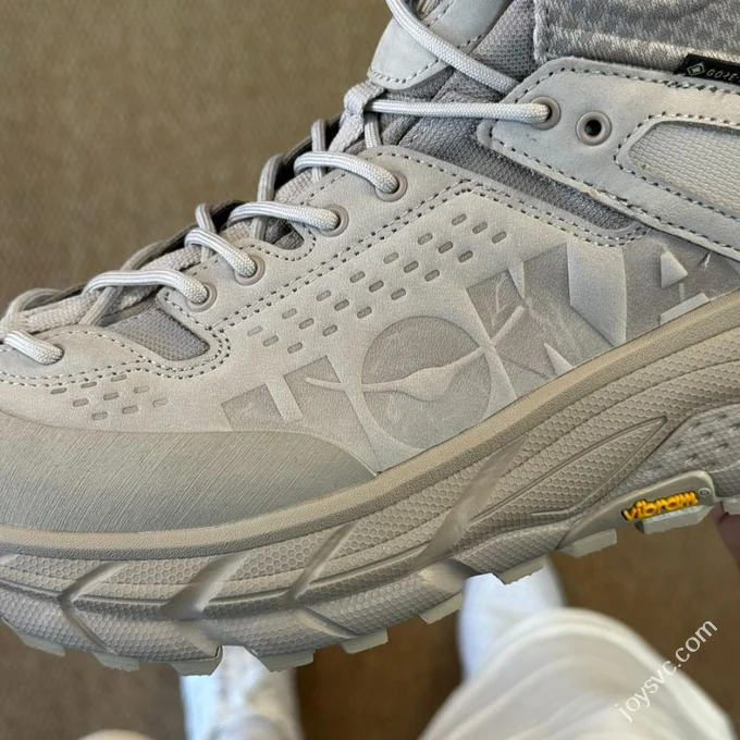 Pure Original Hoka ONE ONE Ultra High Top Beige Trail Running Shoes 1129958/STPST