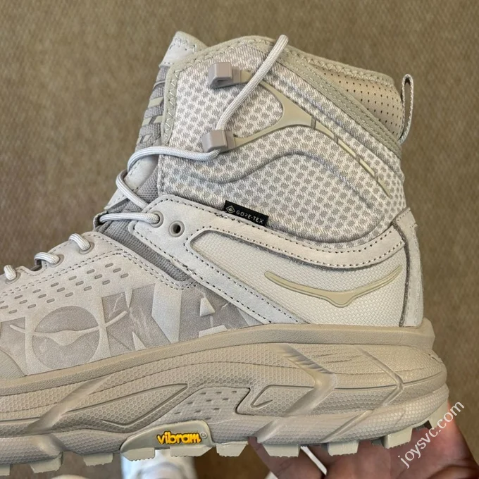 Pure Original Hoka ONE ONE Ultra High Top Beige Trail Running Shoes 1129958/STPST