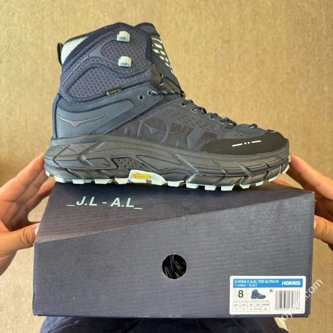 Pure Original Hoka ONE ONE Ultra High Top Deep Blue Collaboration Trail Running Shoes 1144651/BJDT