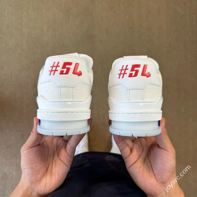 LV Shanghai Cruise Limited White Pink LOUIS VUITTON Trainer
