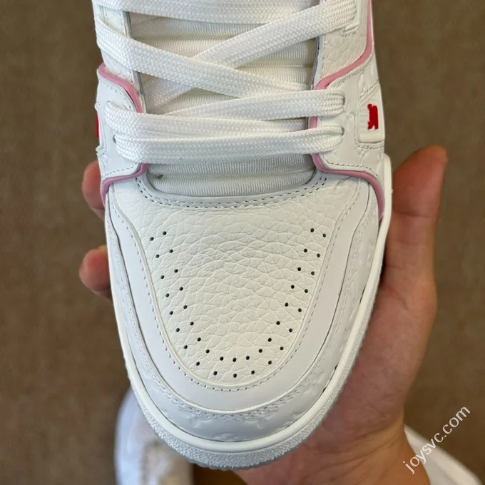 LV Shanghai Cruise Limited White Pink LOUIS VUITTON Trainer