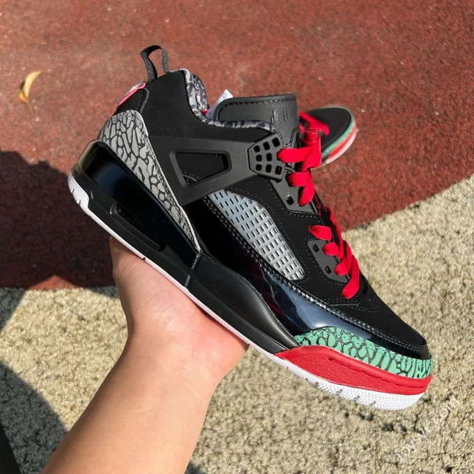 Jordan Spizike OG Black Red Green Elephant Print FQ1759-060
