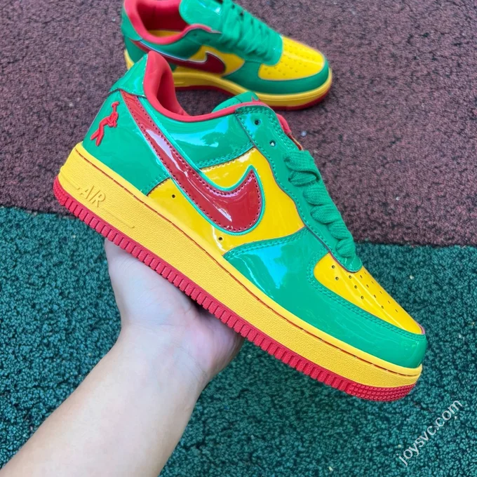 OWF Pure Original Air Force 1 AF1 Lil Yachty x Nike Green Gold Red IH4383-300