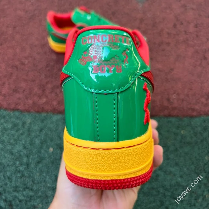 OWF Pure Original Air Force 1 AF1 Lil Yachty x Nike Green Gold Red IH4383-300