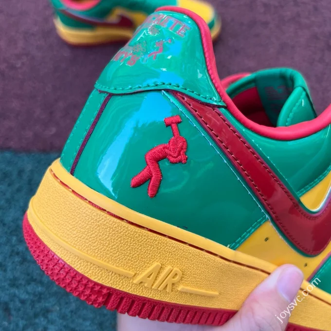 OWF Pure Original Air Force 1 AF1 Lil Yachty x Nike Green Gold Red IH4383-300