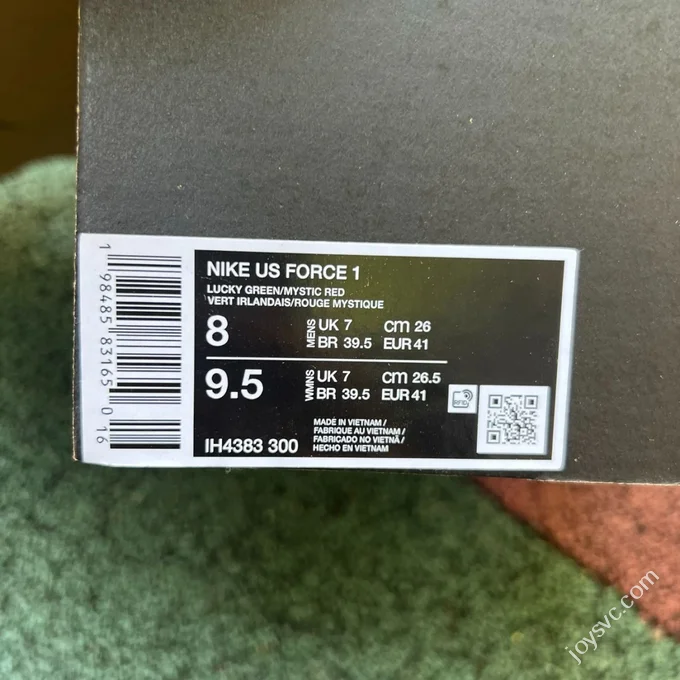 OWF Pure Original Air Force 1 AF1 Lil Yachty x Nike Green Gold Red IH4383-300