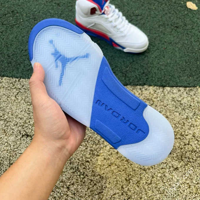 Pure Original AJ5 White Blue Red HQ7978-102