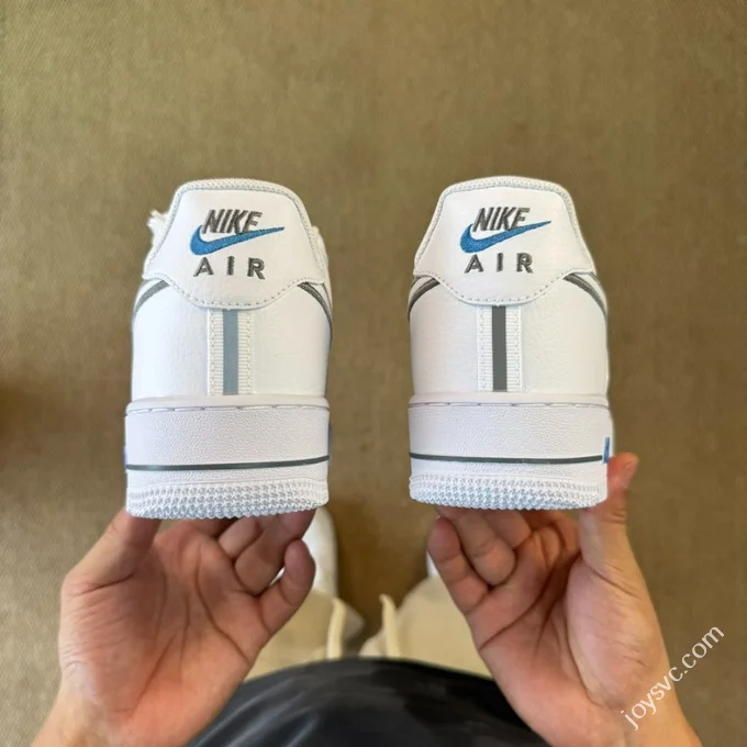 3A Pure Original Air Force 1 AF1 Splice White Grey IB7677-100