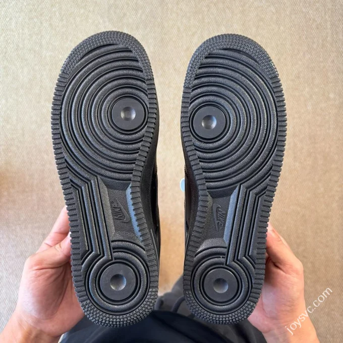 3A Pure Original Air Force 1 AF1 Splice Black IB7677-001