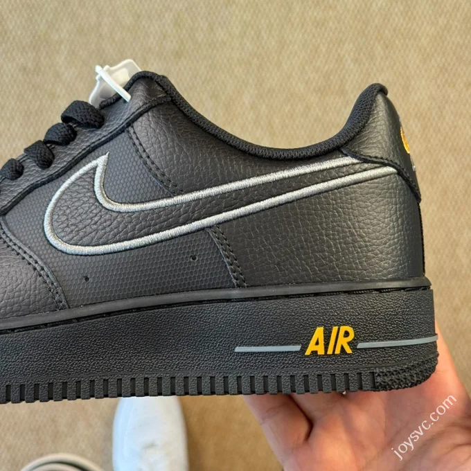 3A Pure Original Air Force 1 AF1 Splice Black IB7677-001