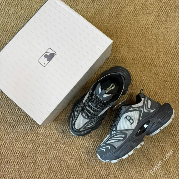 MLB Winner Chunky Cyber Dad Shoes Grey Black 3ASHW015N (GP007)