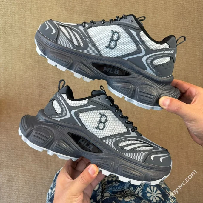 MLB Winner Chunky Cyber Dad Shoes Grey Black 3ASHW015N (GP007)