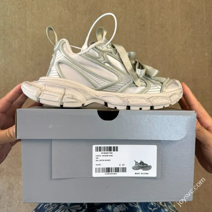 VG Balenciaga 3XL 10th Generation Satin Ribbon Grey