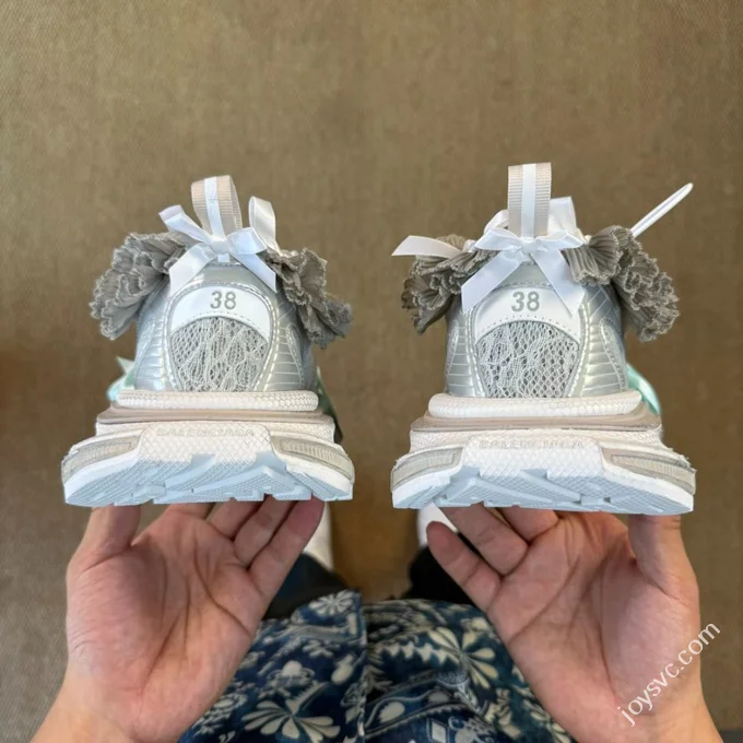VG Balenciaga 3XL 10th Generation Lace Ribbon Beige White