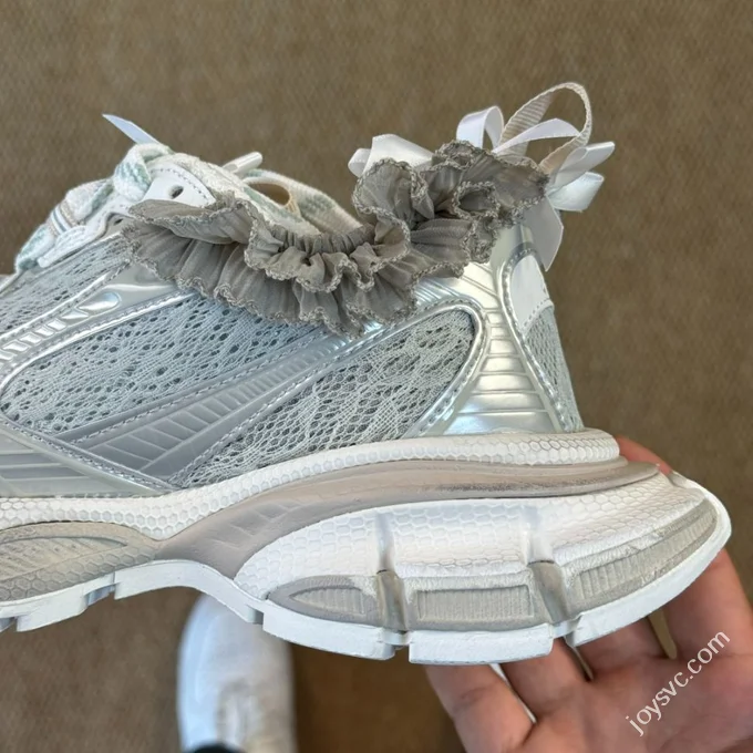 VG Balenciaga 3XL 10th Generation Lace Ribbon Beige White