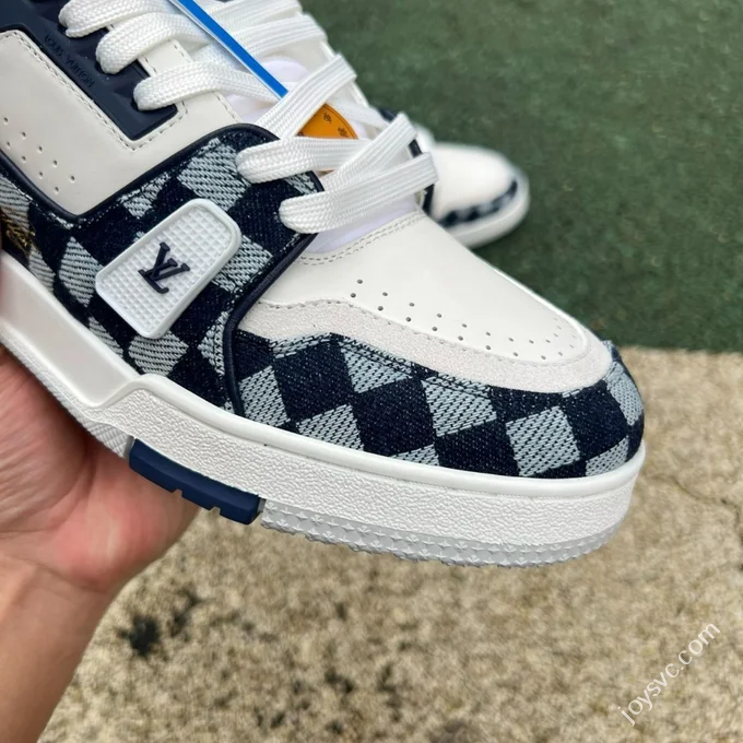 LV Nigo White Blue Denim LOUIS VUITTON x Nigo Trainer FW25