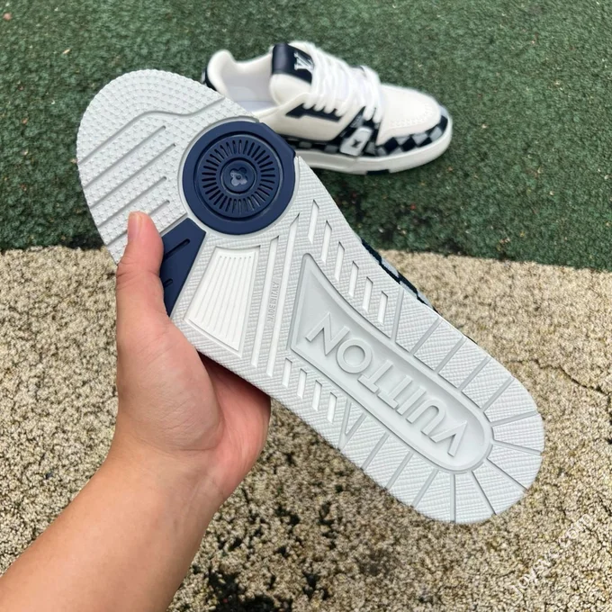 LV Nigo White Blue Denim LOUIS VUITTON x Nigo Trainer FW25