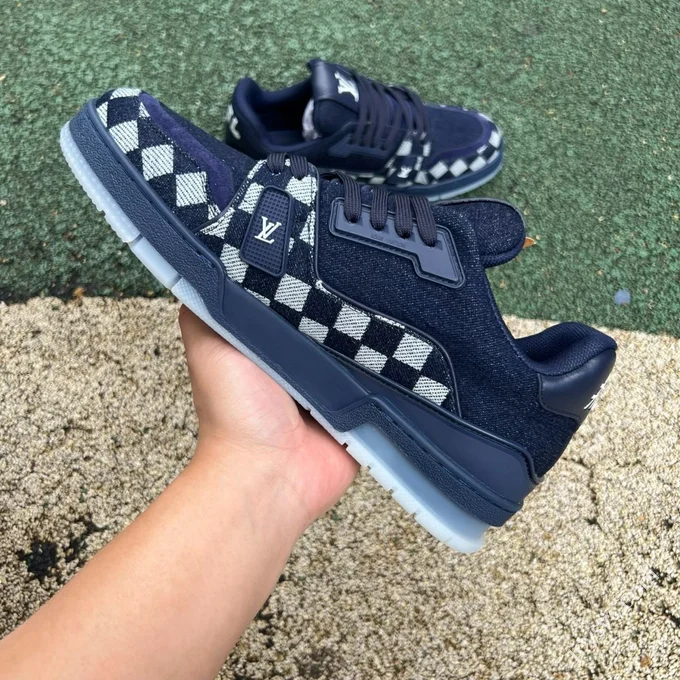 LV Nigo Blue Denim LOUIS VUITTON x Nigo Trainer FW25