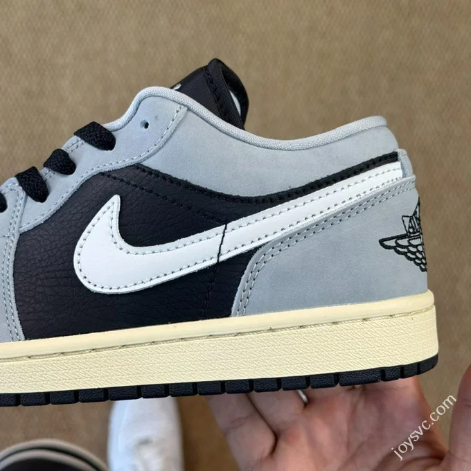 DT Pure Original AJ1 Low Top Suede Black Grey HQ2010-012