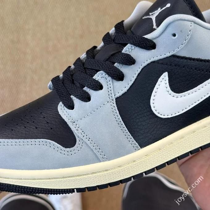 DT Pure Original AJ1 Low Top Suede Black Grey HQ2010-012