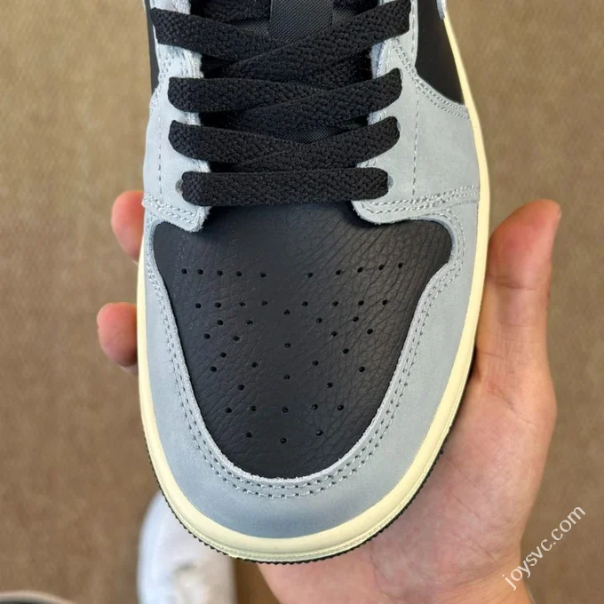 DT Pure Original AJ1 Low Top Suede Black Grey HQ2010-012