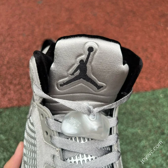AJ5 Silver Grey Silk Air Jordan 5 Wings IO2038-001