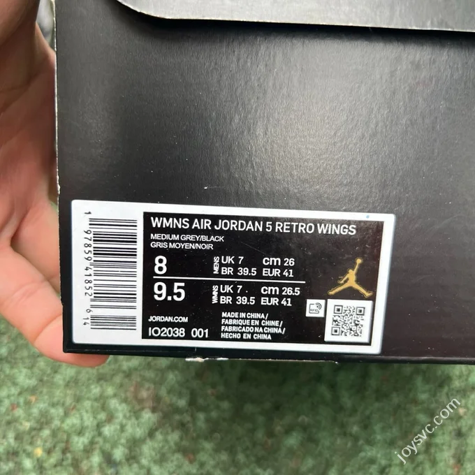 AJ5 Silver Grey Silk Air Jordan 5 Wings IO2038-001
