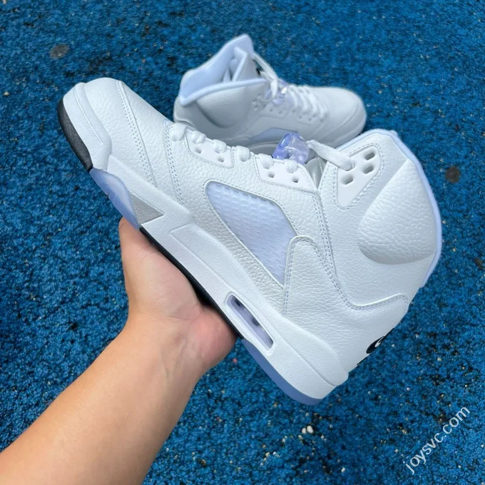 AJ5 White Silver Air Jordan 5 HQ7978-103