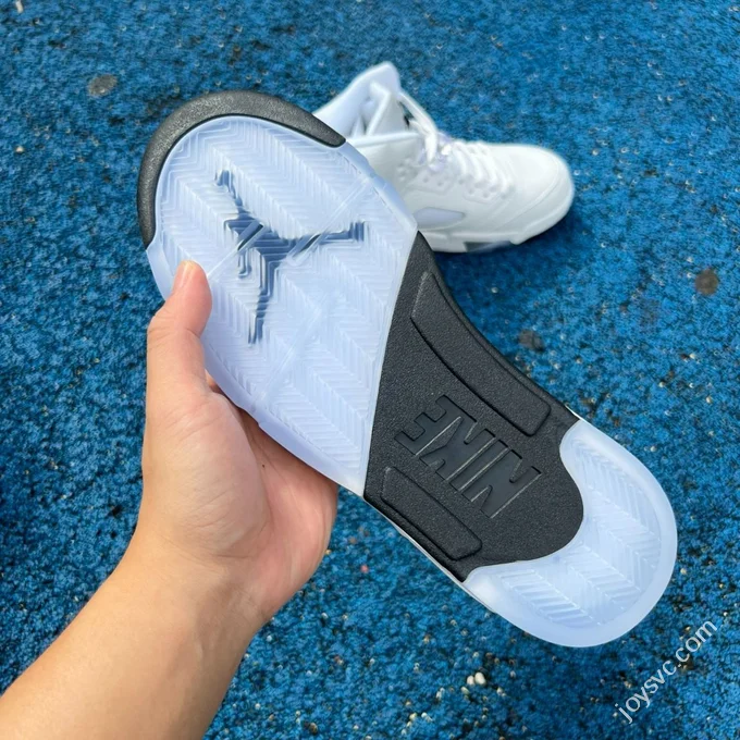 AJ5 White Silver Air Jordan 5 HQ7978-103