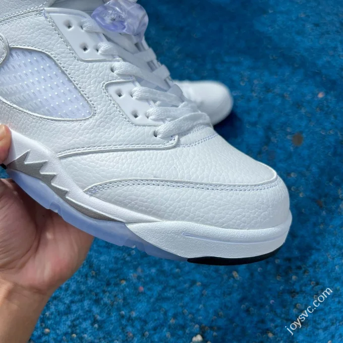 AJ5 White Silver Air Jordan 5 HQ7978-103