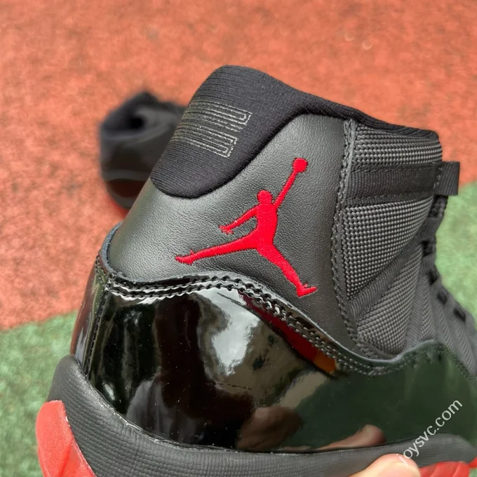 AJ11 Black Red High Top New Model 378037-326