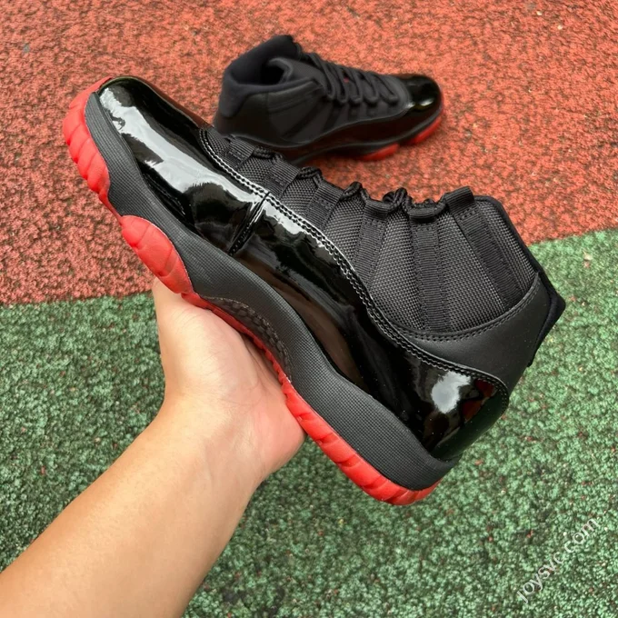 AJ11 Black Red High Top New Model 378037-326