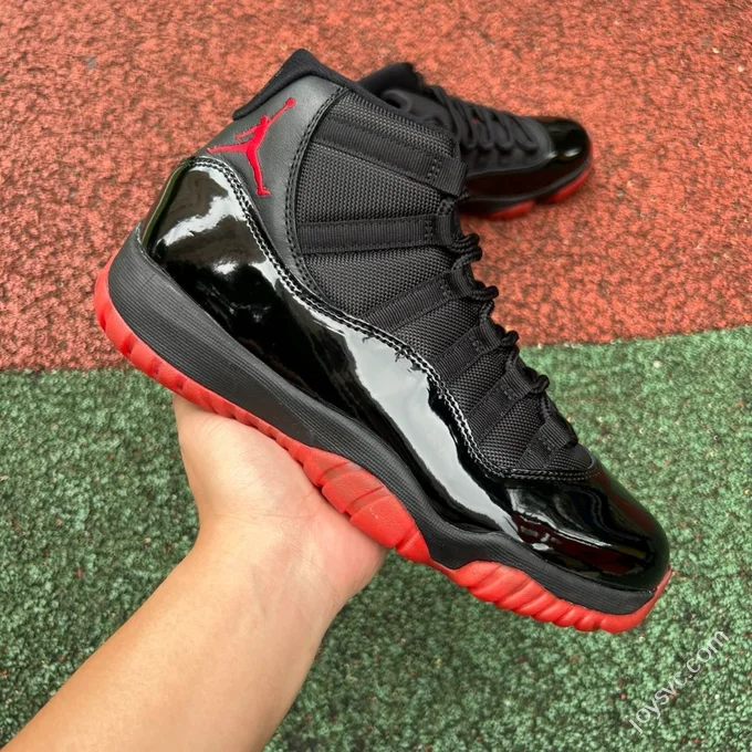 AJ11 Black Red High Top New Model 378037-326