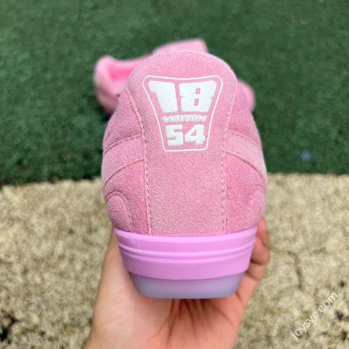 LV Soccer Shoes Pink LOUIS VUITTON Footprint Soccer