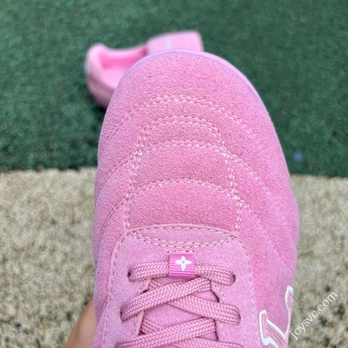 LV Soccer Shoes Pink LOUIS VUITTON Footprint Soccer