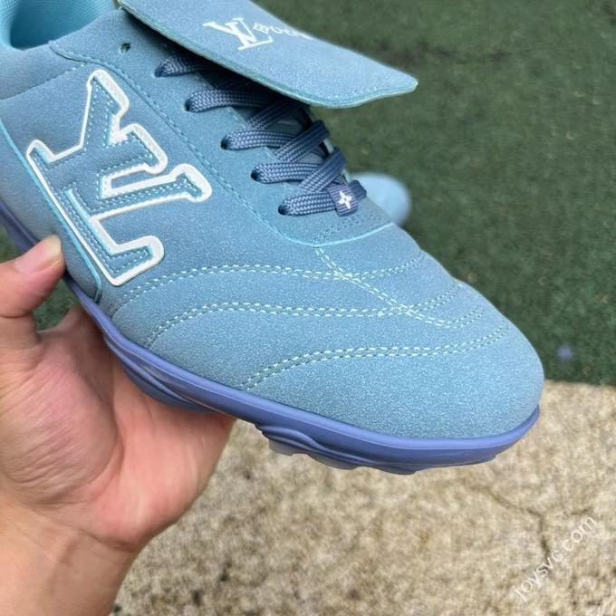 LV Soccer Shoes Blue LOUIS VUITTON Footprint Soccer