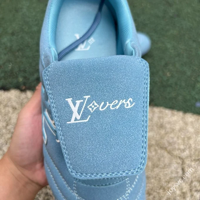 LV Soccer Shoes Blue LOUIS VUITTON Footprint Soccer