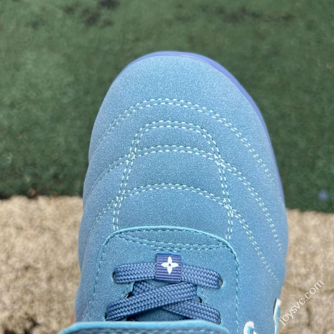 LV Soccer Shoes Blue LOUIS VUITTON Footprint Soccer