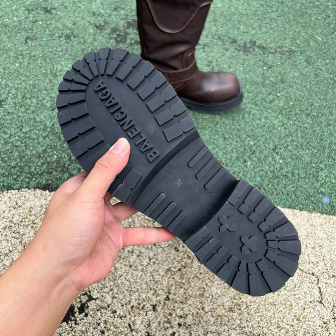 Balenciaga FW25 Venom Boots Retro Couple Style Motorcycle Boots