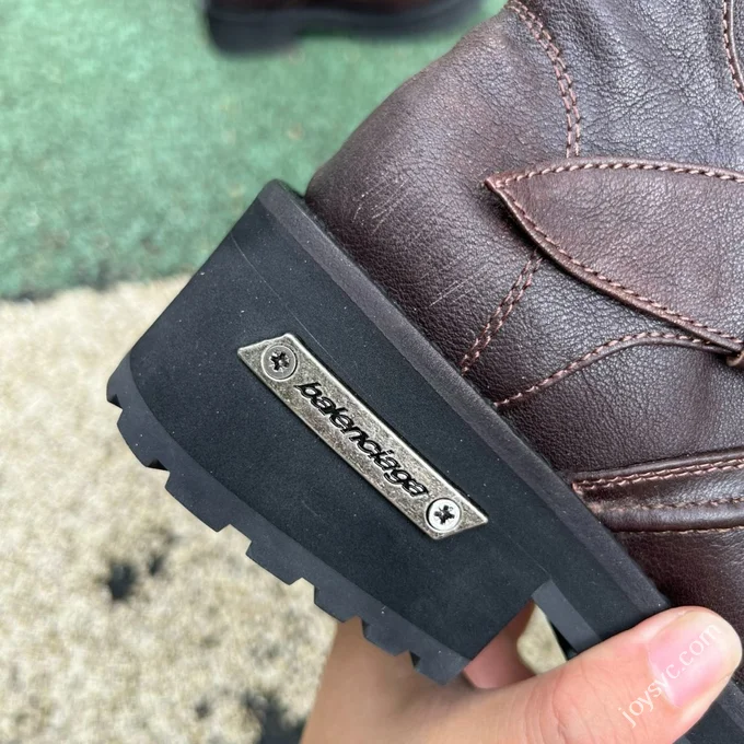 Balenciaga FW25 Venom Boots Retro Couple Style Motorcycle Boots