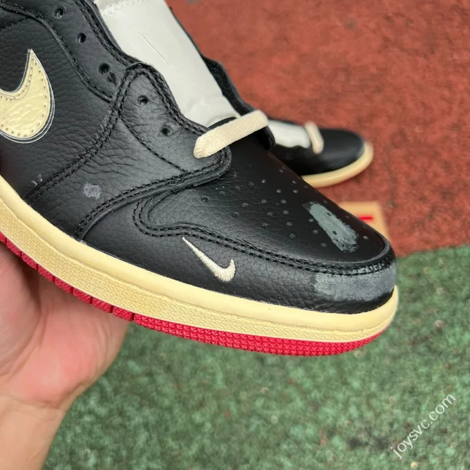 AJ1 Low White Black Red Nigel Bike IB8958-001