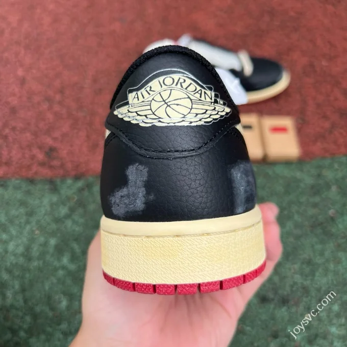 AJ1 Low White Black Red Nigel Bike IB8958-001