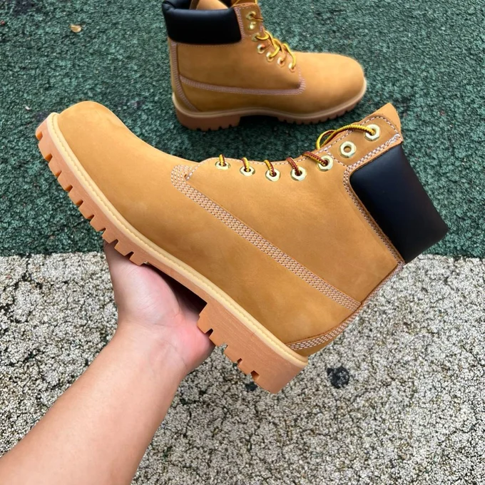 Timberland Classic Yellow High Top Boots (Women's 6-Hole 10361, Men's 7-Hole 10061)