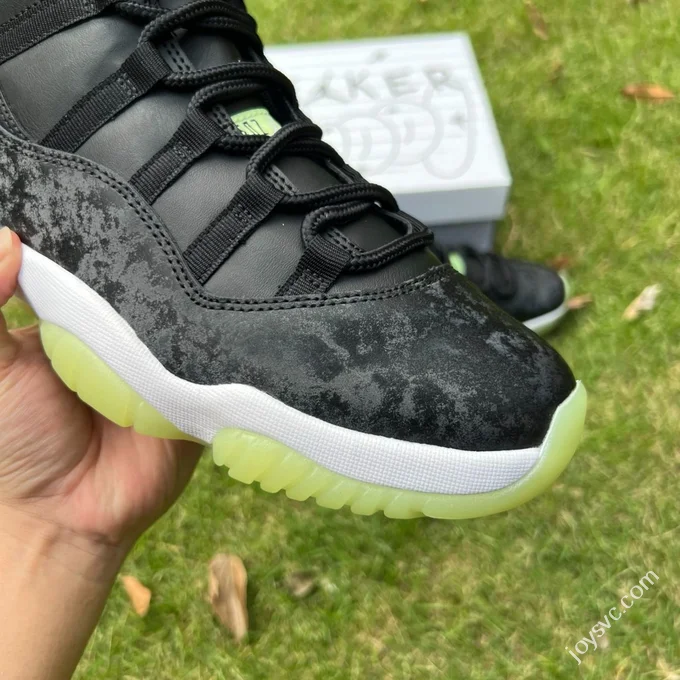 AJ11 Luminous Halloween Black White Green IB1378-001