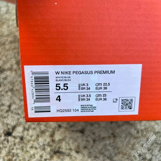 Nike Air Cushion White Black Blue Pegasus Premium HQ2592-104