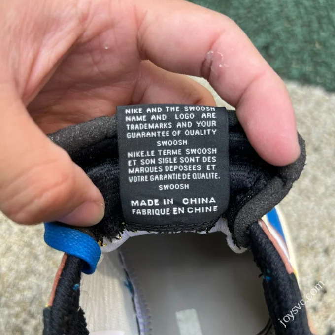 LJR Version AJ1 Union x Travis Scott Low Top Splice White Blue DM7866-111