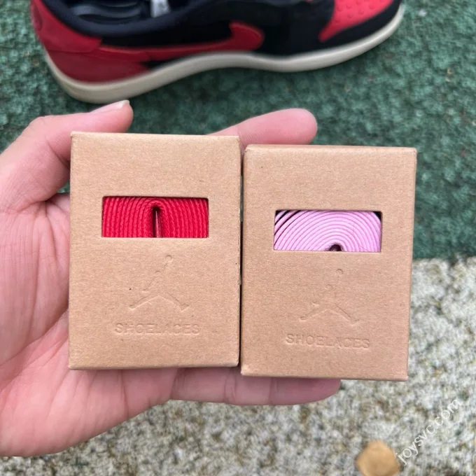 LJR Version AJ1 Travis Scott Low Top Black Red DM7866-061